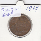 S12-G16-0508 Norway 5 öre 1967   VF  KM-405