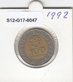 S12-G17-0047 Portugal 100 escudos 1992  VF