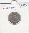 S12-G17-0063 Portugal 2.5 escudos 1979  XF