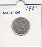 S12-G17-0067 Portugal 2.5 escudos 1983  XF+