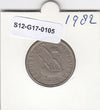 S12-G17-0105 Portugal 5 escudos 1982  VF