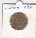 S12-G17-0176 Kenya 5 cent 1971  VF