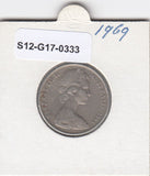 S12-G17-0333 Australië 10 cents 1969  VF