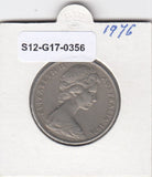 S12-G17-0356 Australië 20 cents 1976  VF