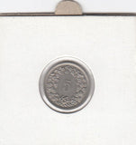 S12-G17-0404 Zwitserland 5 rappen 1969  VF