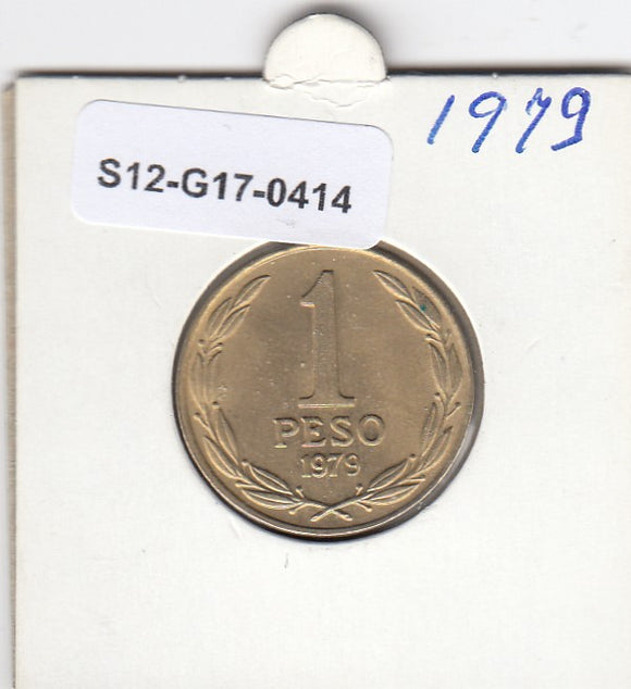 S12-G17-0414 Chilie 1 peso 1979  MS63