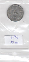 S12-G17-0448 Malta 5 cents 1972  VF