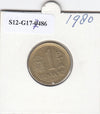 S12-G17-0786 Spanje 1 peseta 1980 (STAR 1980) XF