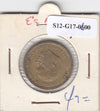 S12-G17-0800 Spanje 2 1/2 peseta 1953 (STAR 1956) XF