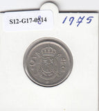 S12-G17-0814 Spanje 5 pesetas 1975 (STAR 1978) VF+