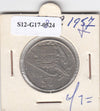 S12-G17-0824 Spanje 25 pesetas 1957 (STAR 1959) VF