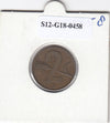 S12-G18-0458 Zwitserland 2 rappen 1958  VF KM47