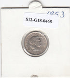 S12-G18-0468 Zwitserland 5 rappen 1953  XF KM26