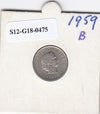 S12-G18-0475 Zwitserland 5 rappen 1959  XF KM26