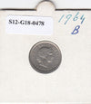 S12-G18-0478 Zwitserland 5 rappen 1964  VF KM26