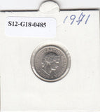 S12-G18-0485 Zwitserland 5 rappen 1971  XF KM26