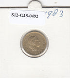 S12-G18-0492 Zwitserland 5 rappen 1983  XF KM26c