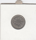 S12-G18-0502 Zwitserland 10 rappen 1957  VF KM27