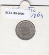 S12-G18-0509 Zwitserland 10 rappen 1964  VF KM27