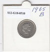 S12-G18-0510 Zwitserland 10 rappen 1965  VF KM27