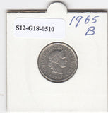 S12-G18-0510 Zwitserland 10 rappen 1965  VF KM27