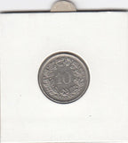 S12-G18-0510 Zwitserland 10 rappen 1965  VF KM27