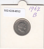 S12-G18-0512 Zwitserland 10 rappen 1967  VF KM27