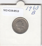 S12-G18-0513 Zwitserland 10 rappen 1968  VF KM27