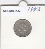 S12-G18-0522 Zwitserland 10 rappen 1973  VF KM27
