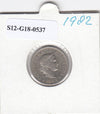 S12-G18-0537 Zwitserland 10 rappen 1982  VF KM27