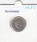 S12-G18-0539 Zwitserland 10 rappen 1983  VF KM27