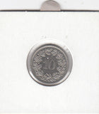 S12-G18-0539 Zwitserland 10 rappen 1983  VF KM27