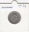 S12-G18-0541 Zwitserland 20 rappen  1934  XF KM29