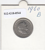 S12-G18-0544 Zwitserland 20 rappen  1960  XF KM29a