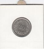 S12-G18-0544 Zwitserland 20 rappen  1960  XF KM29a