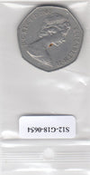 S12-G18-0654 Verenigd Koninkrijk 50 pence 1980  VF KM913