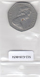 S12-G18-0654 Verenigd Koninkrijk 50 pence 1980  VF KM913