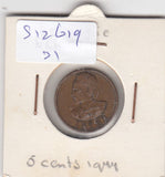 S12-G19-0031 Ethiopië 5 santeem 1944  VF KM33
