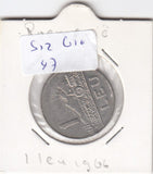 S12-G19-0047 Roemenië 1 leu 1966  VF KM95