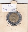 S12-G19-0120 San Marino 500 lire 1995  MS60 KM330 FAO