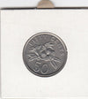 S12-G19-0205 Singapore 50 cents 1987  MS60 KM53