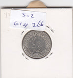 S12-G19-0266 Suriname 25 cents 1966  VF/XF KM14