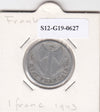 S12-G19-0627 Frankrijk 1 franc 1943  VF KM902