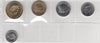S13-OCE-9003-M02 Solomon Islands Coins Set 5x coins UNC 2012 UNC