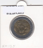 S14-AF3-0014 Algerije 20 DINARS MS65 1996 KM125