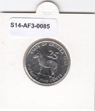 S14-AF3-0085 Eritrea 25 cent MS63 1997 KM46