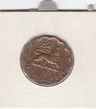 S14-AF3-0089 Ethiopia 25 cent VF 1944 KM36  scalopped