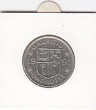 S14-AF3-0175 MAURITSIUS 1 RUPEE MS63 1991 KM55