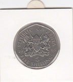 S14-AF3-0201 Kenya 5 SHILLING VF 1985 KM23