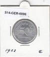 S14-GER-0096 Duitsland 50 Pfennig XF 1922 KM27 E